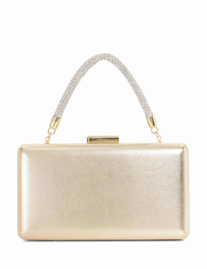 Dune London chain strap top handle clutch bag - British product