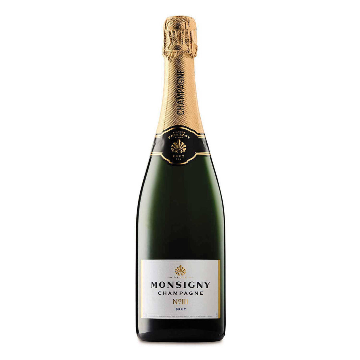 Champagne Brut sparkling wine, 12.5% ABV - British product