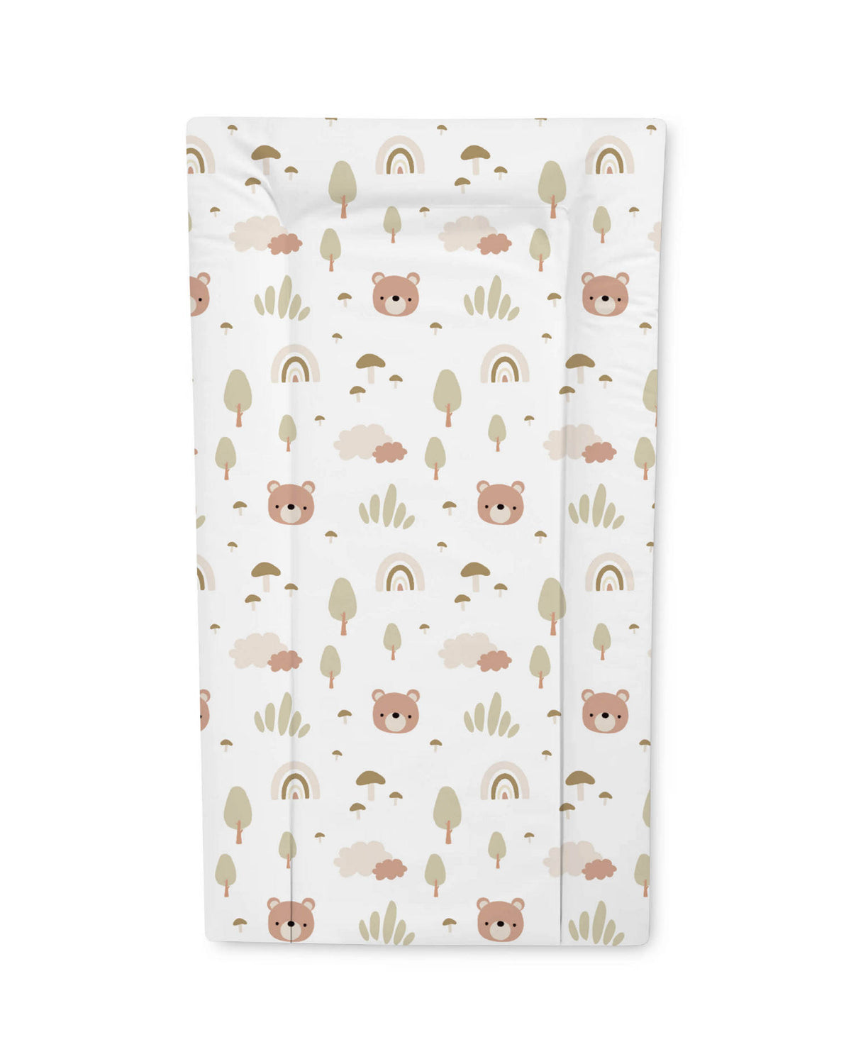 Padded baby changing mat with wipe-clean surface (British brand)
