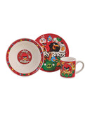Character 3-Piece Ceramic Breakfast Set (Pokémon, Minecraft, Sonic, Angry Birds, Harry Potter, Squishmallows)