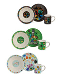 Character ceramic breakfast set 3-piece with plate, bowl and mug, UK version