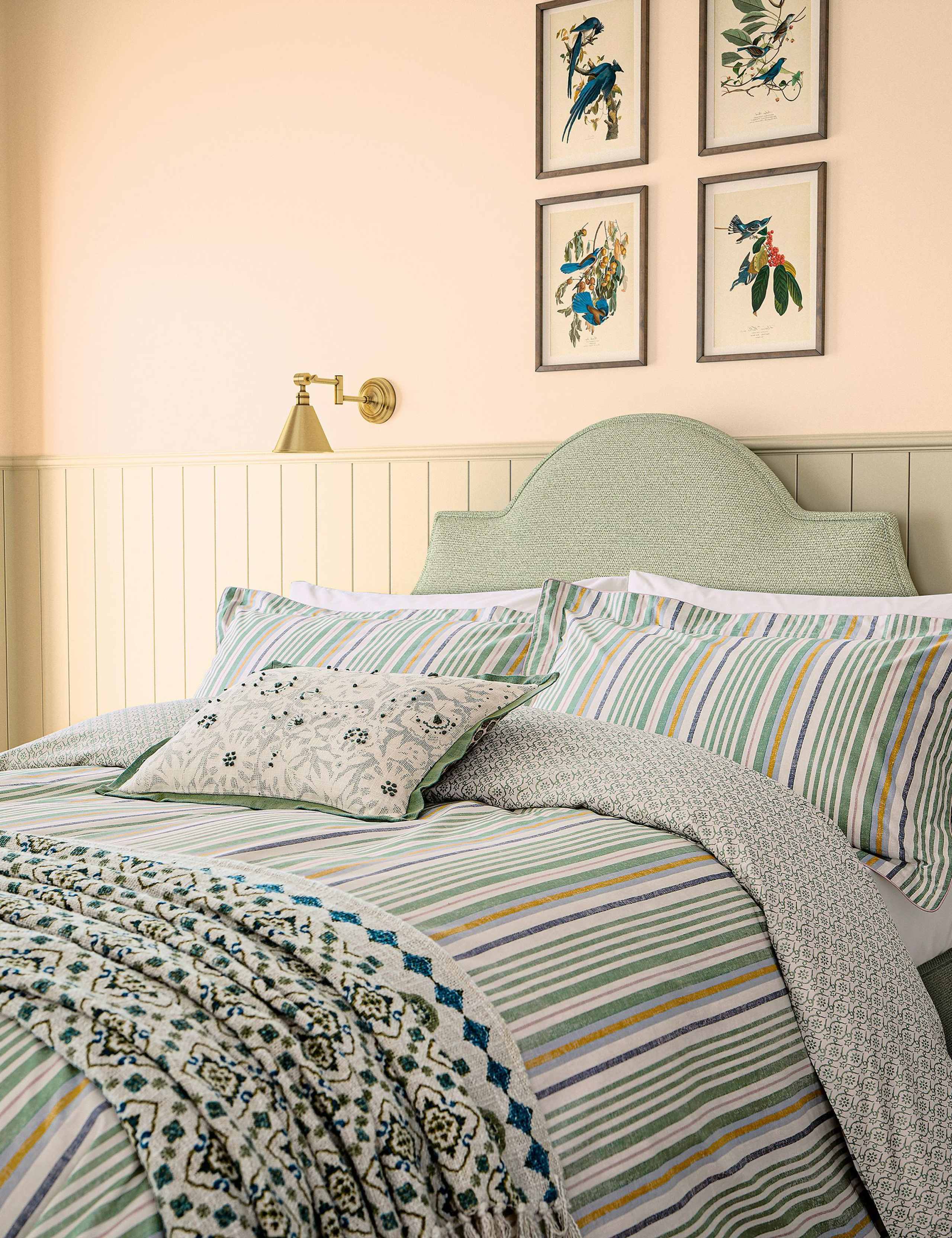 Charleston stripe bedding set cotton - British product