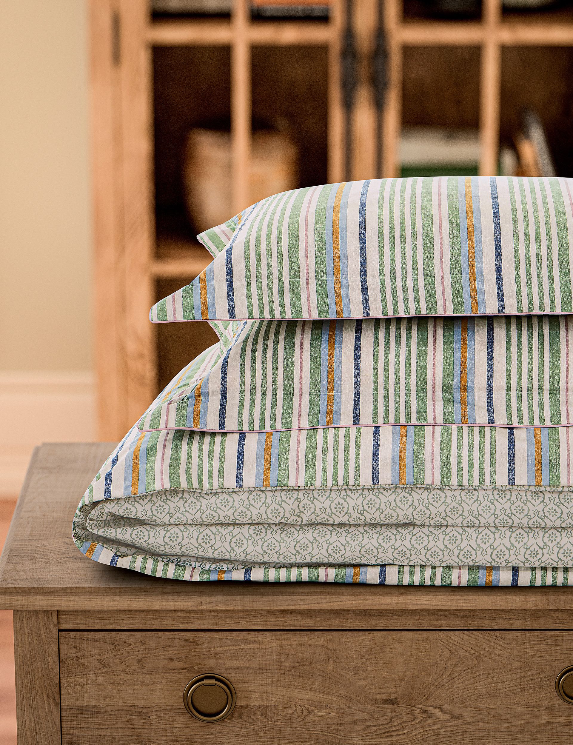 Charleston stripe bedding set cotton - British product