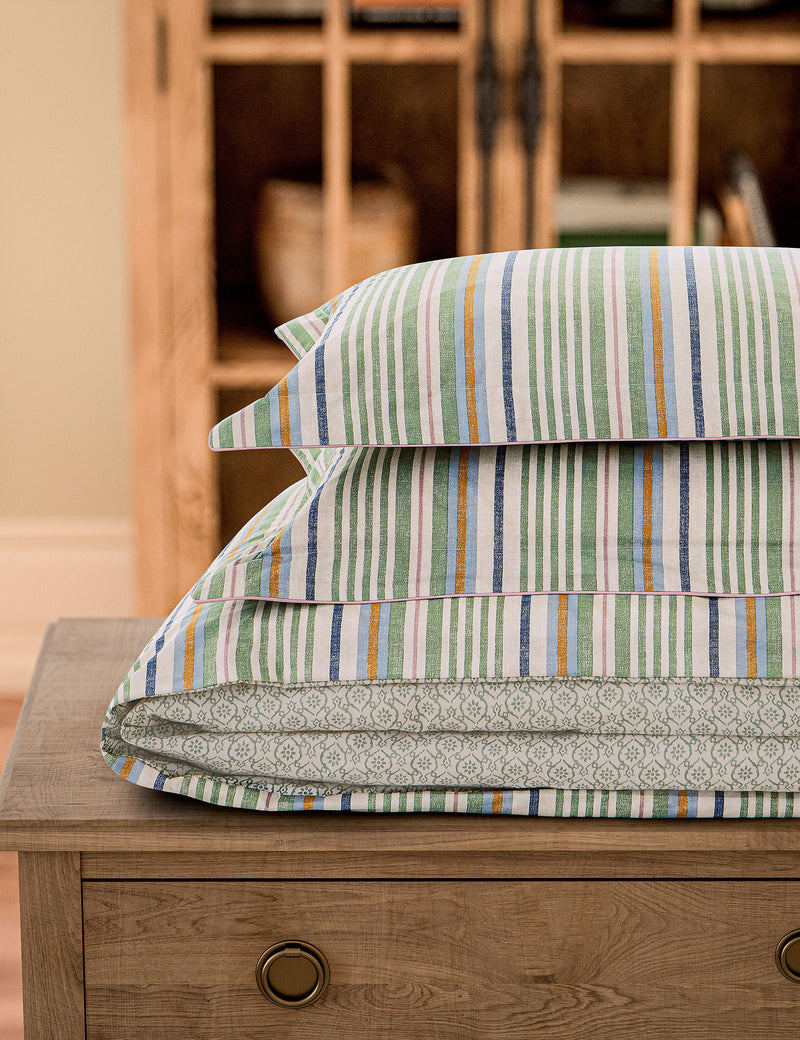 Charleston stripe bedding set cotton - British product