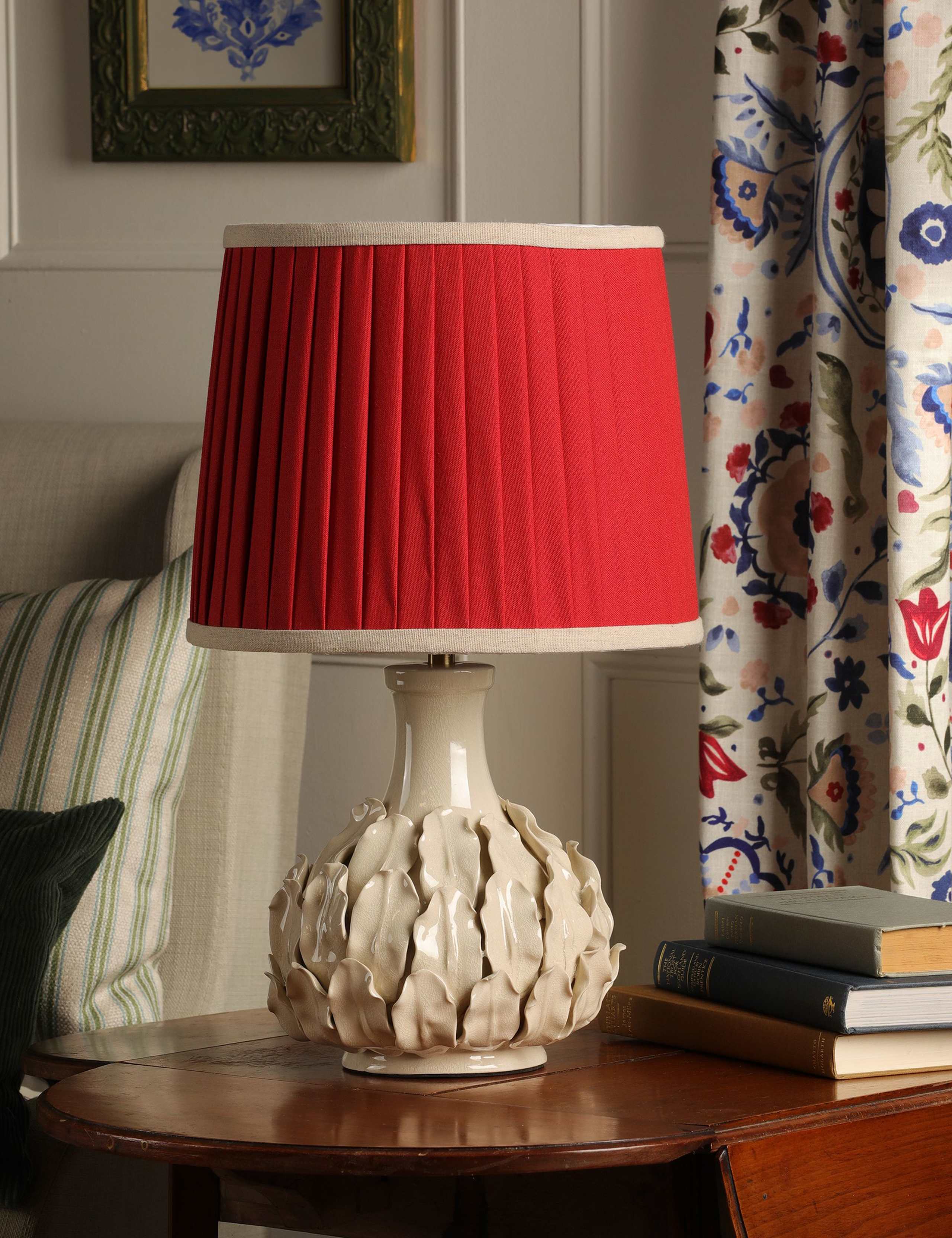 Joules Chatsworth ceramic table lamp, imported from the UK