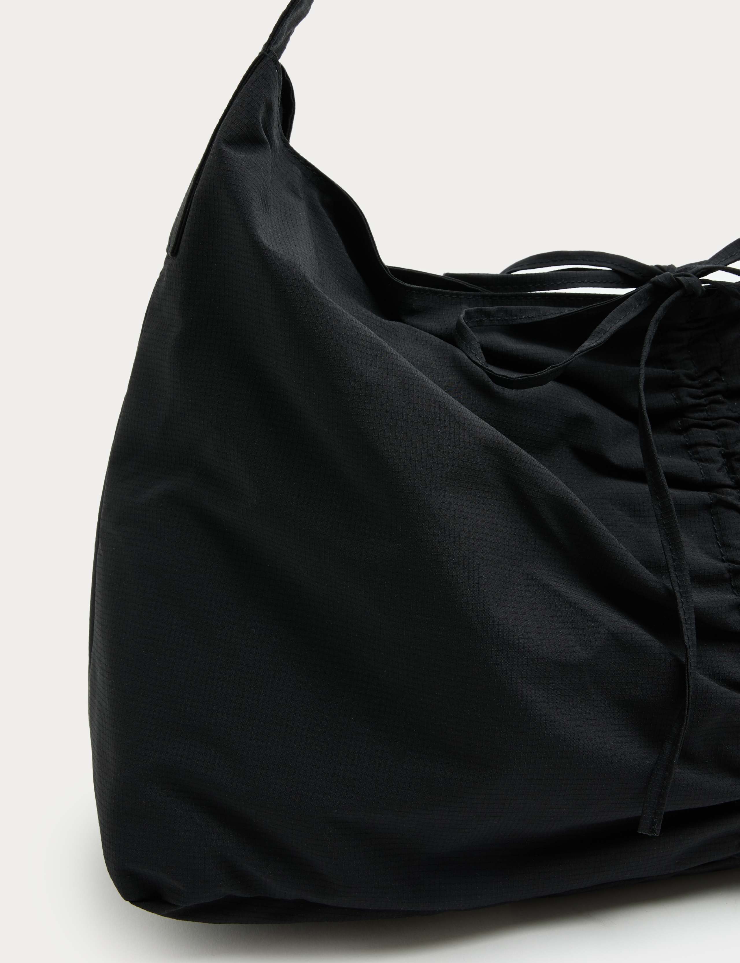 M&S checked ruched tie shoulder bag (British brand)