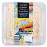 Cheese coleslaw with mayonnaise and free range eggs, imported from the UK