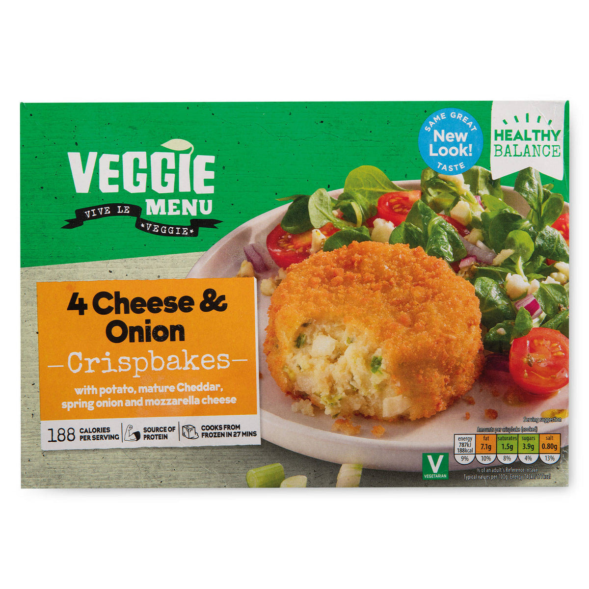 Cheese and onion crispbakes 4 pack - British product