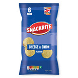 Cheese and onion flavoured crisps 6 pack, UK version