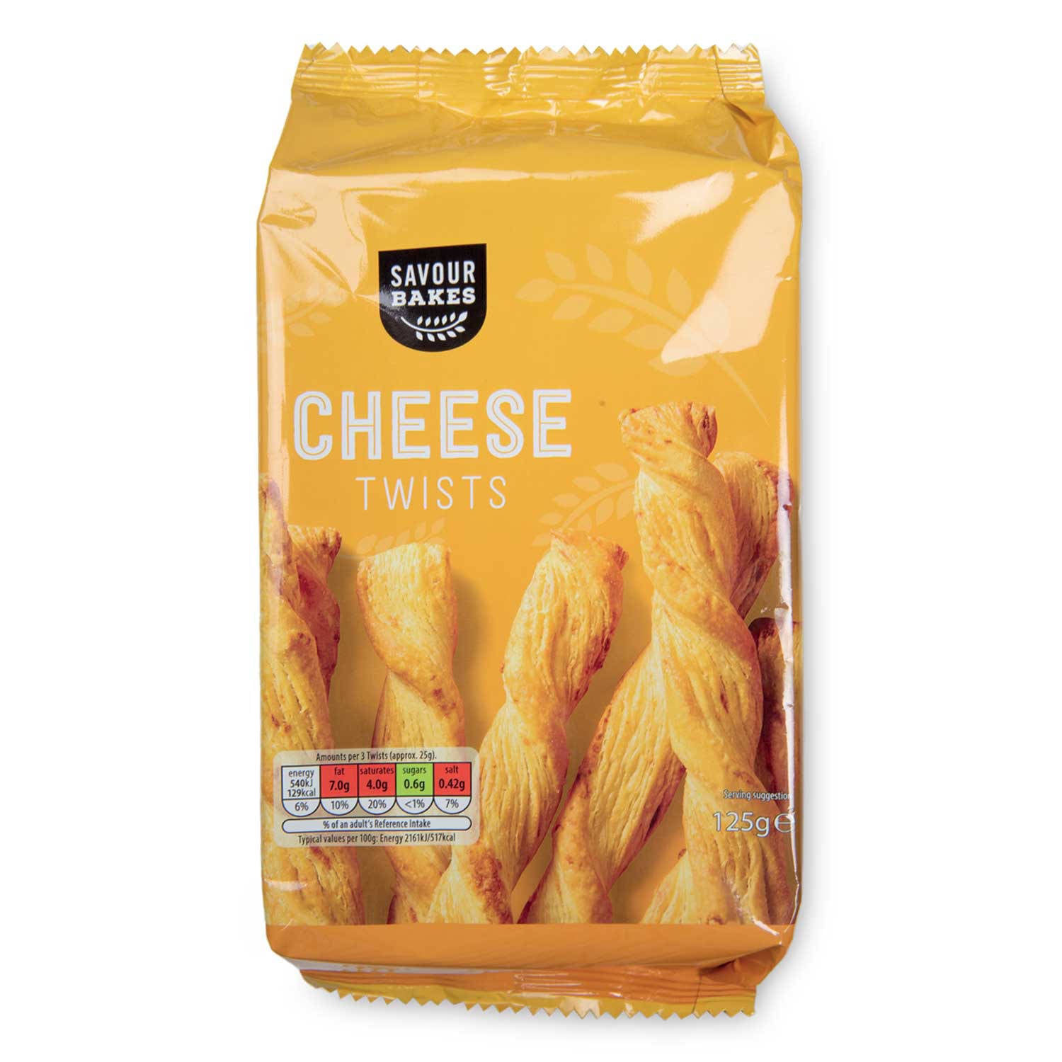 Cheese and Onion Twists savoury snack, imported from the UK