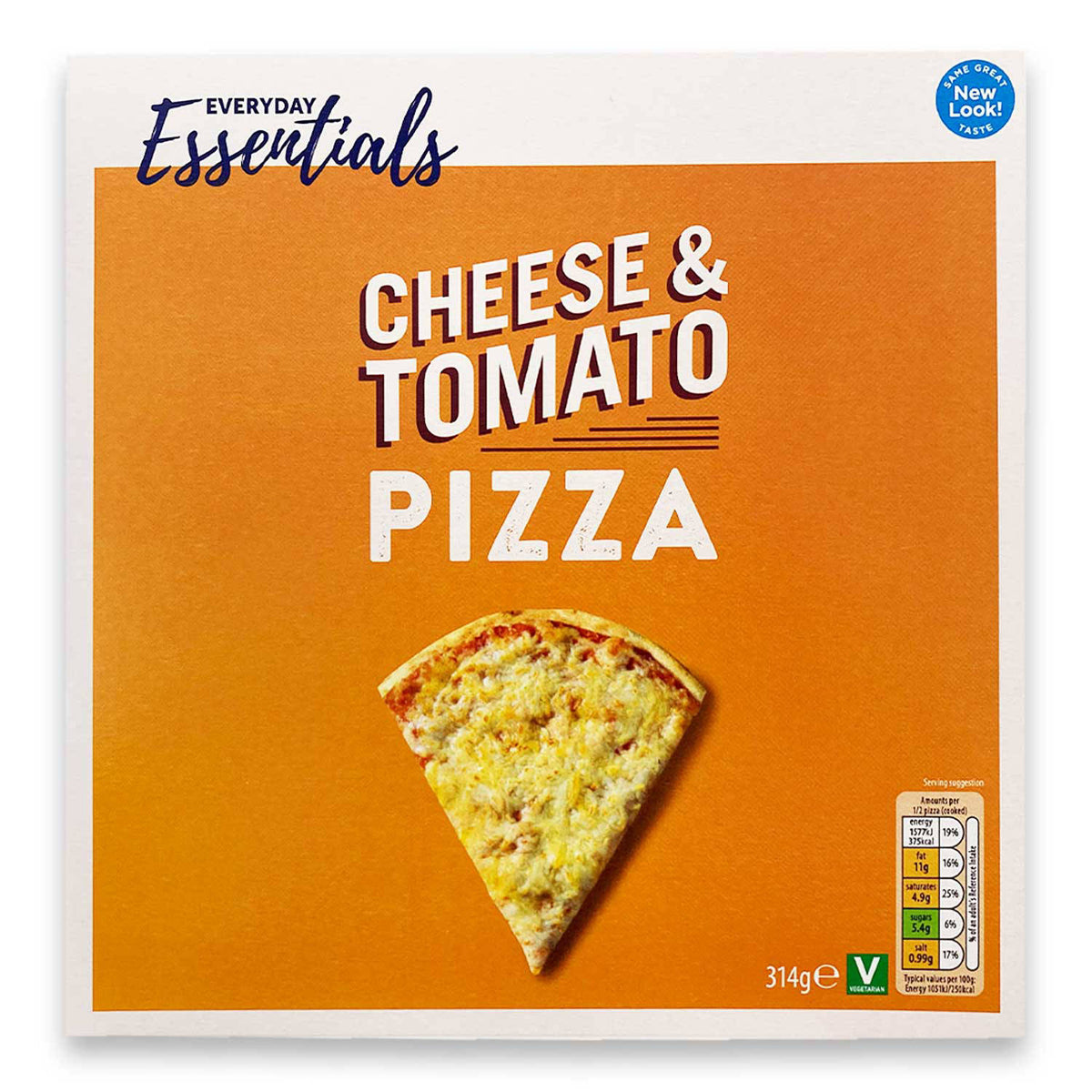 Frozen cheese and tomato pizza, imported from the UK