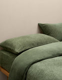 Chenille-Bettwäsche-Set