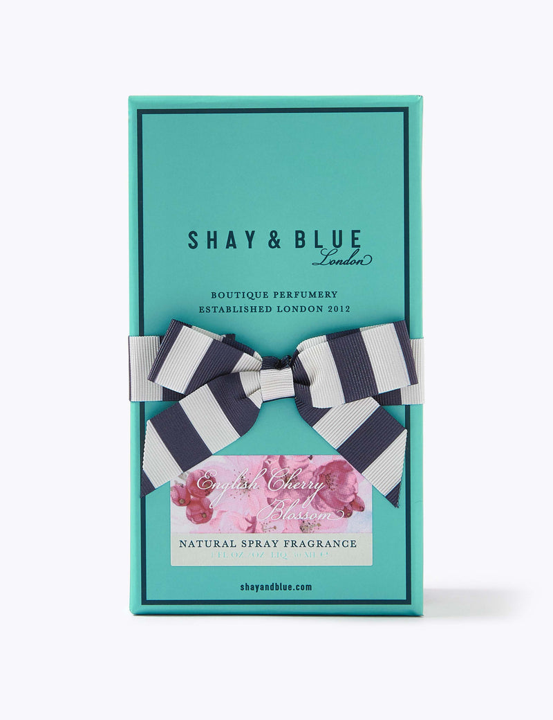 SHAY & BLUE Cherry Blossom Natural Spray Fragrance 30ml - British product