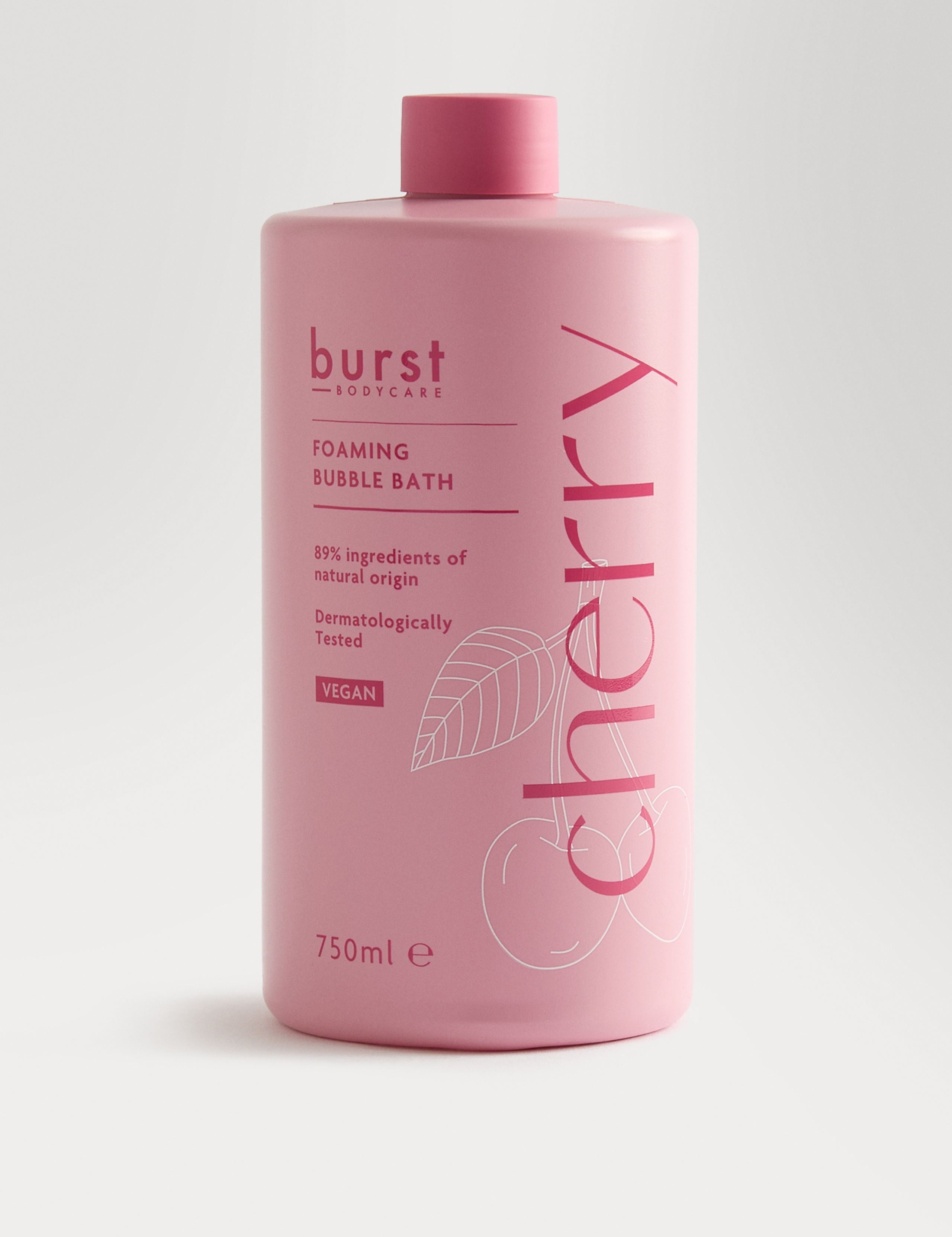 Burst Bodycare cherry bubble bath 750ml - British product