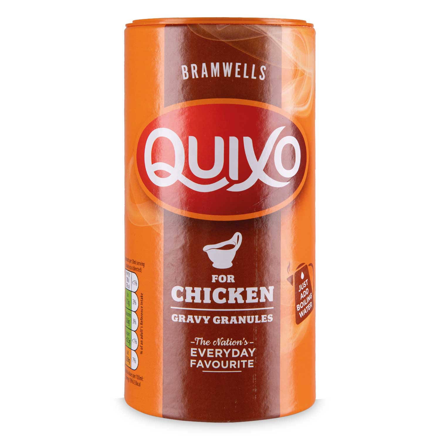 Chicken gravy granules for savoury gravies, UK version