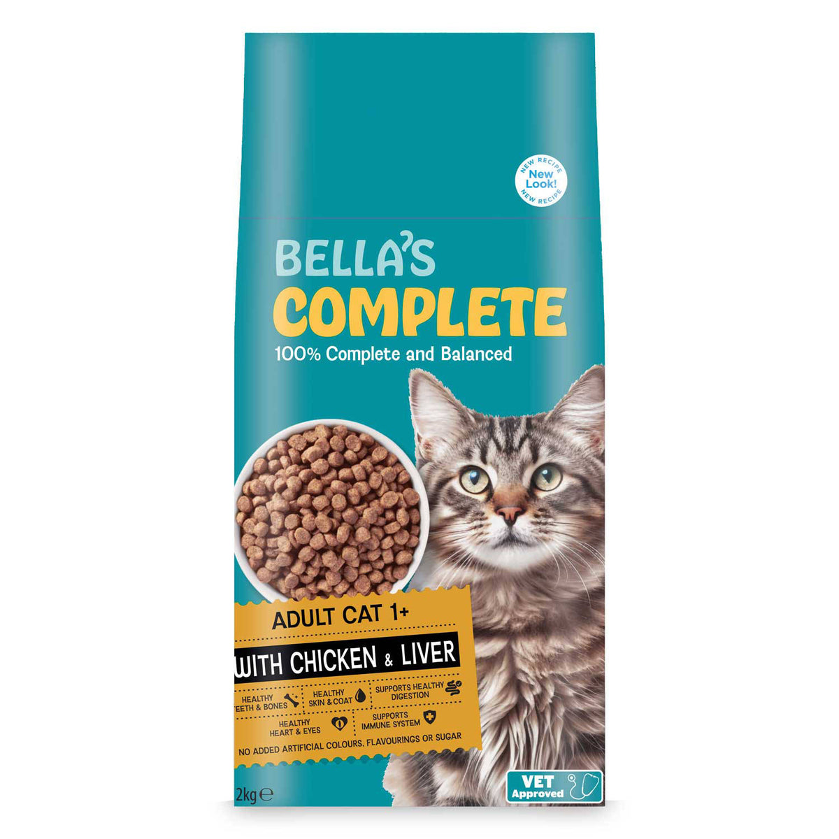 Tuna & Salmon complete cat food 2kg, UK version