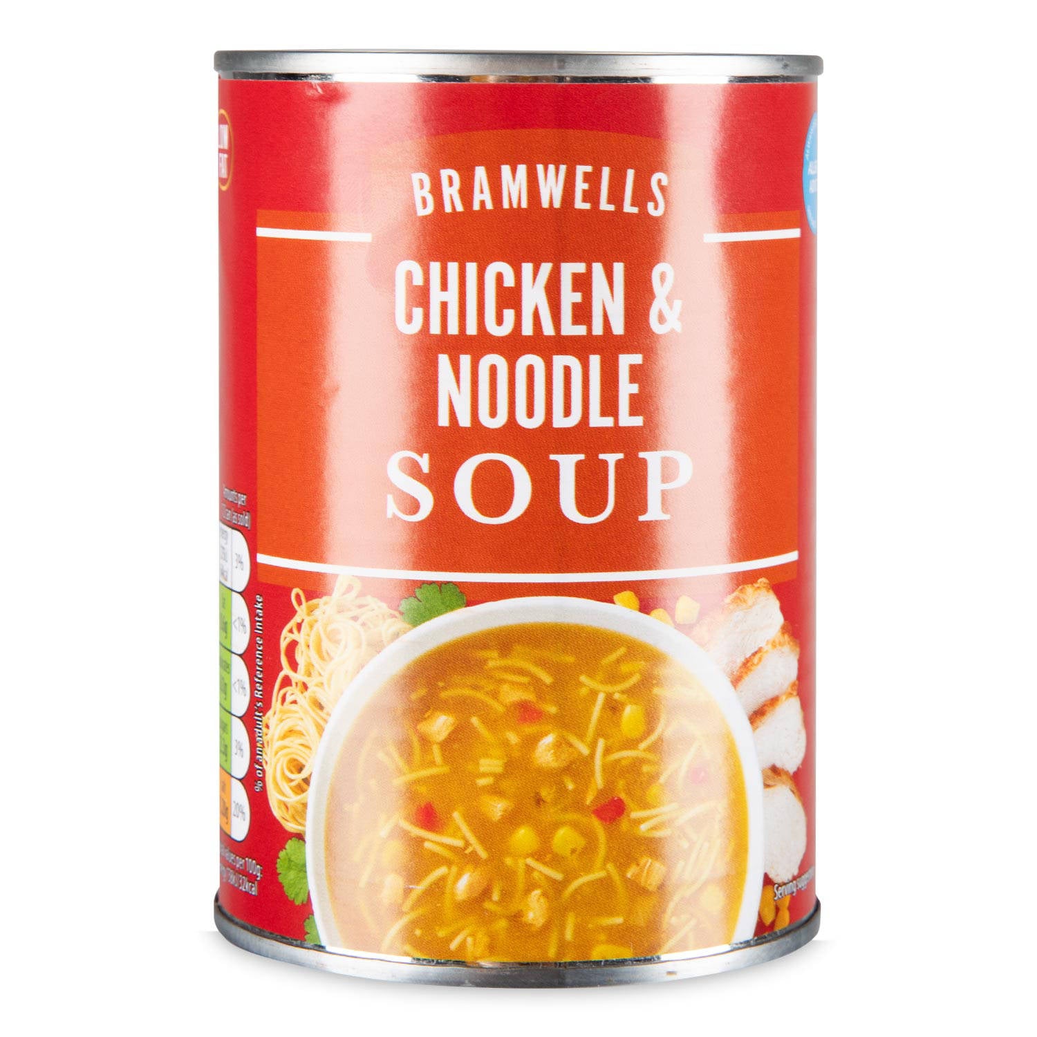Canned chicken and noodle soup - British product