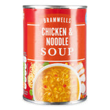 Canned chicken and noodle soup - British product