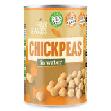 Four Seasons canned chickpeas, imported from the UK