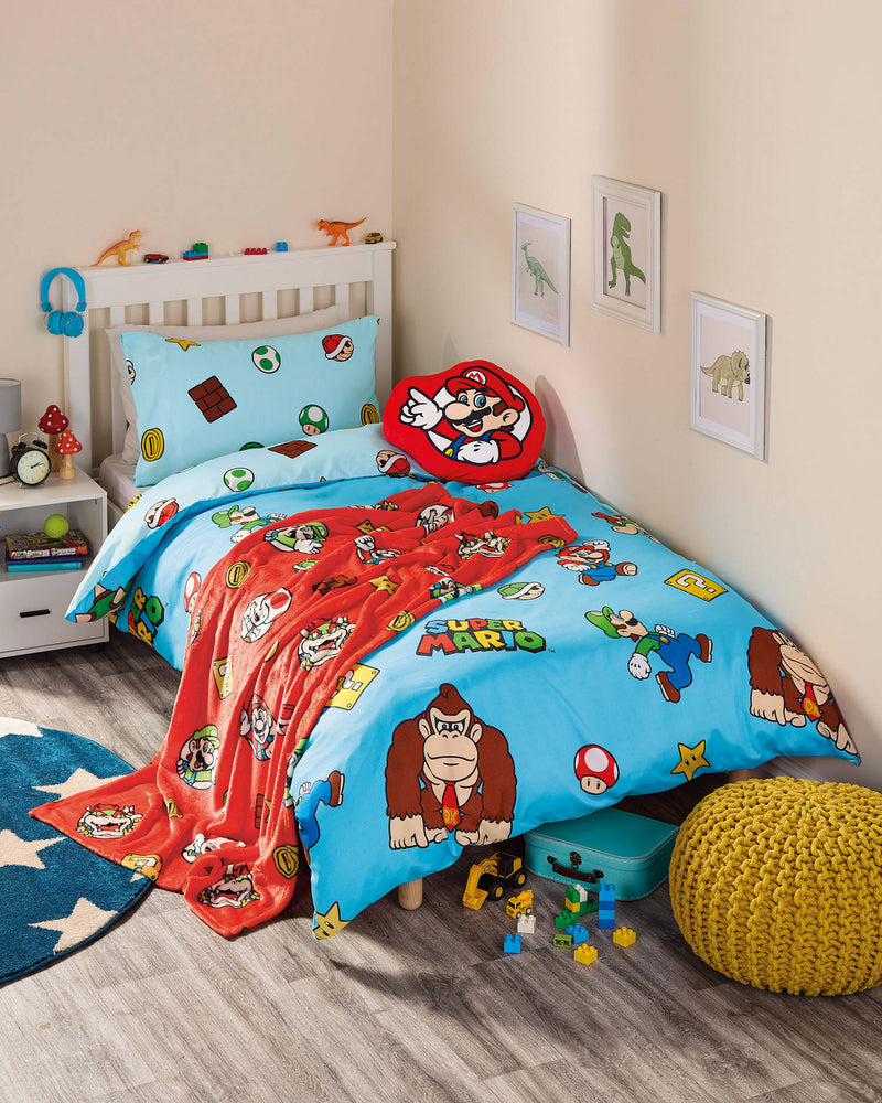 Children's single duvet set with character designs, UK version