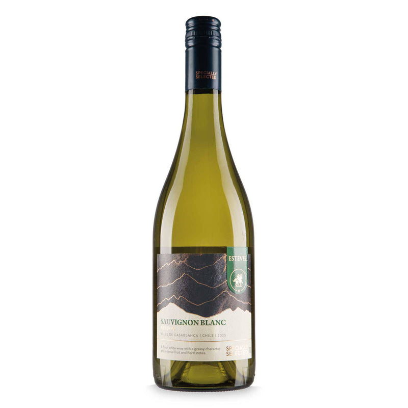 Chilean Sauvignon Blanc Reserva white wine, imported from the UK