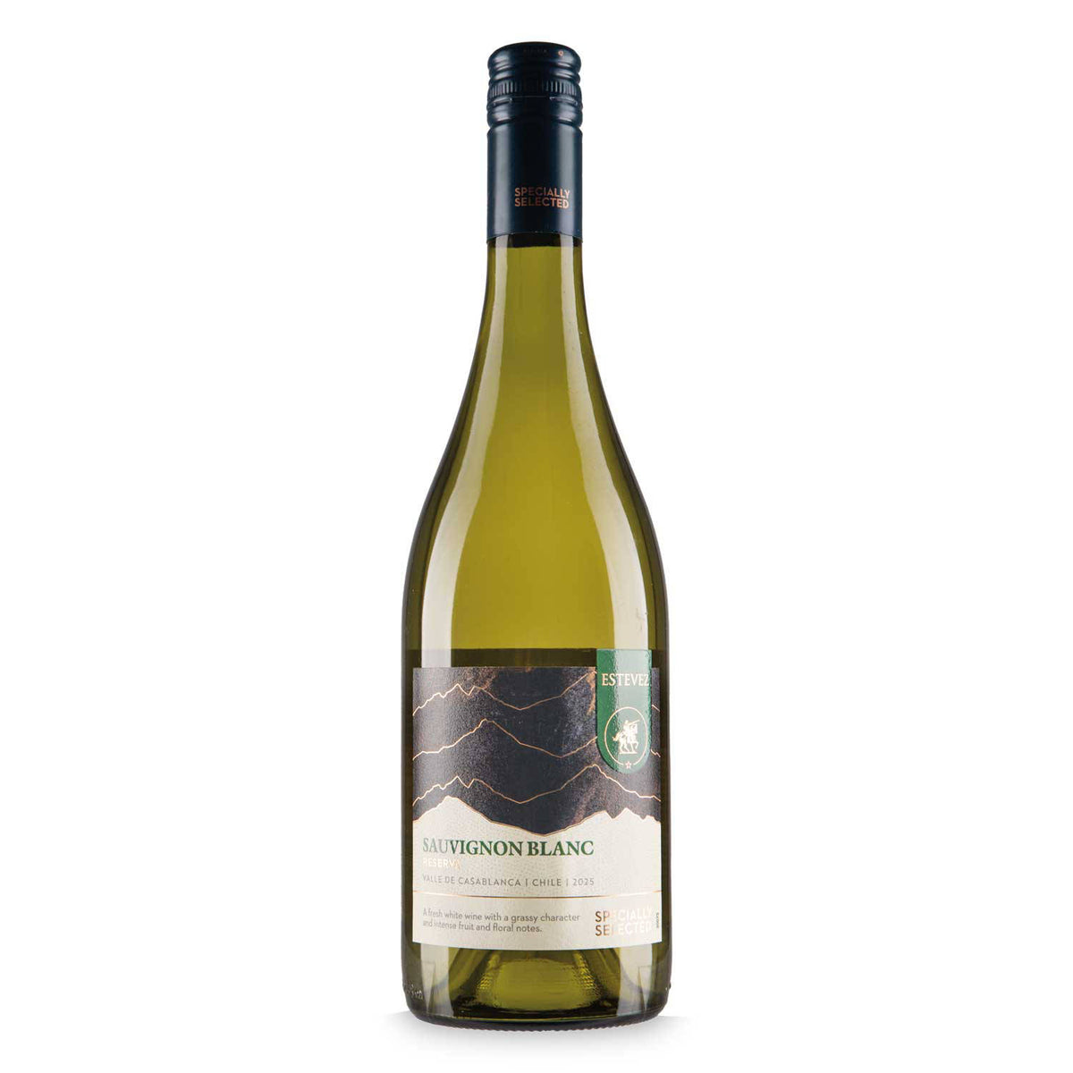 Chilean Sauvignon Blanc Reserva white wine, imported from the UK