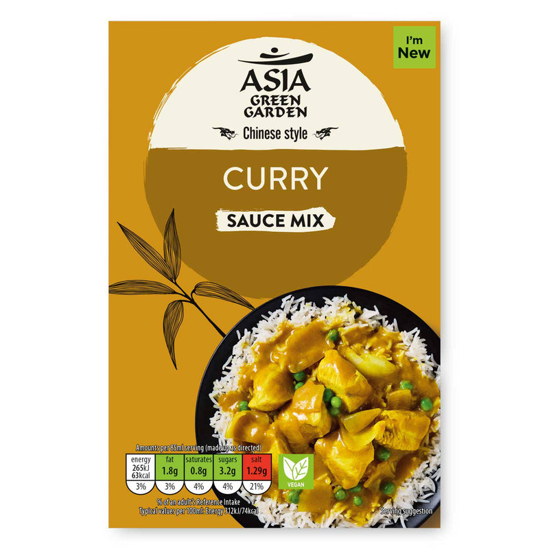 Chinese curry sauce mix for home cooking, imported from the UK