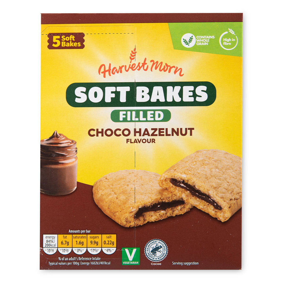 choco hazelnut filled soft bakes 5 pack, UK version