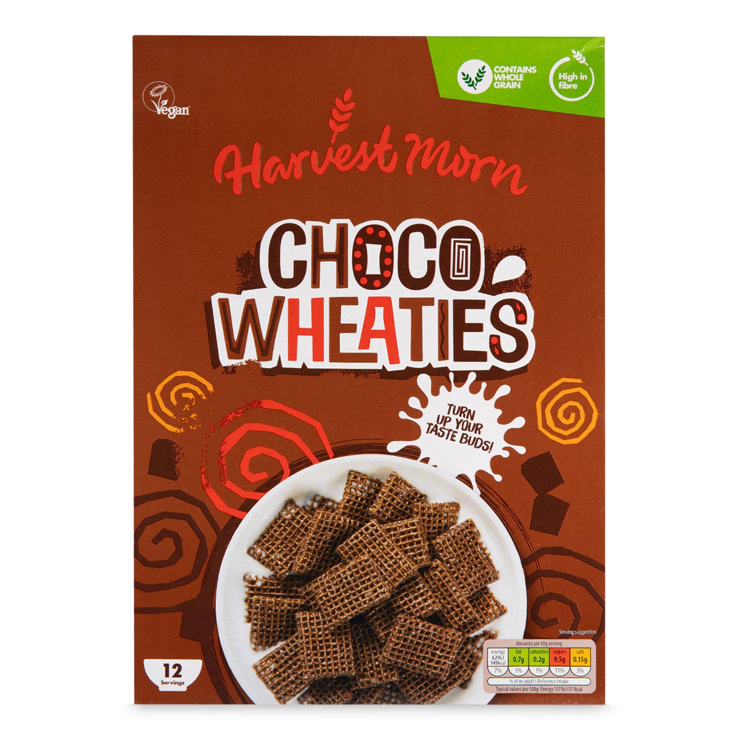 Choco Wheaties cereal, nut-free, UK version