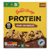 Chocolate protein peanut bars with 10g protein - British product