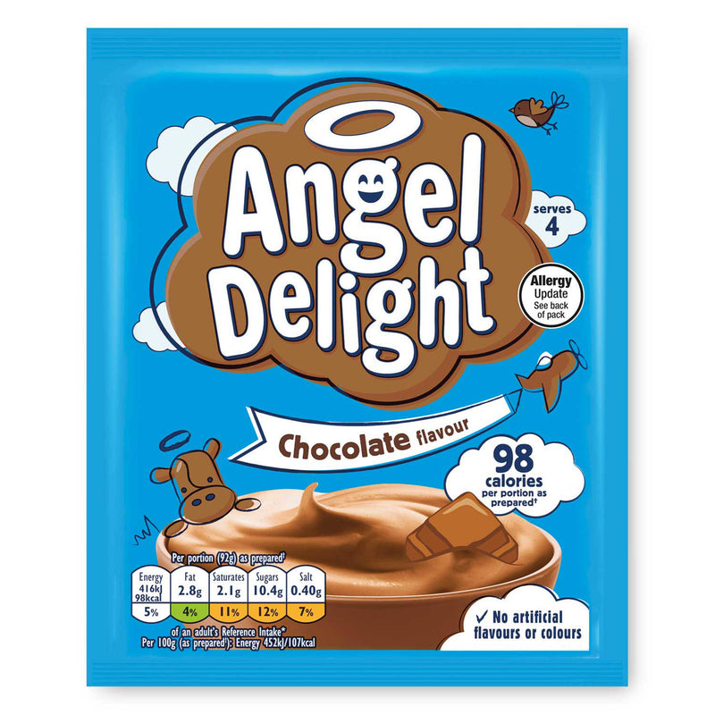 Angel Delight dessert mix chocolate - British product