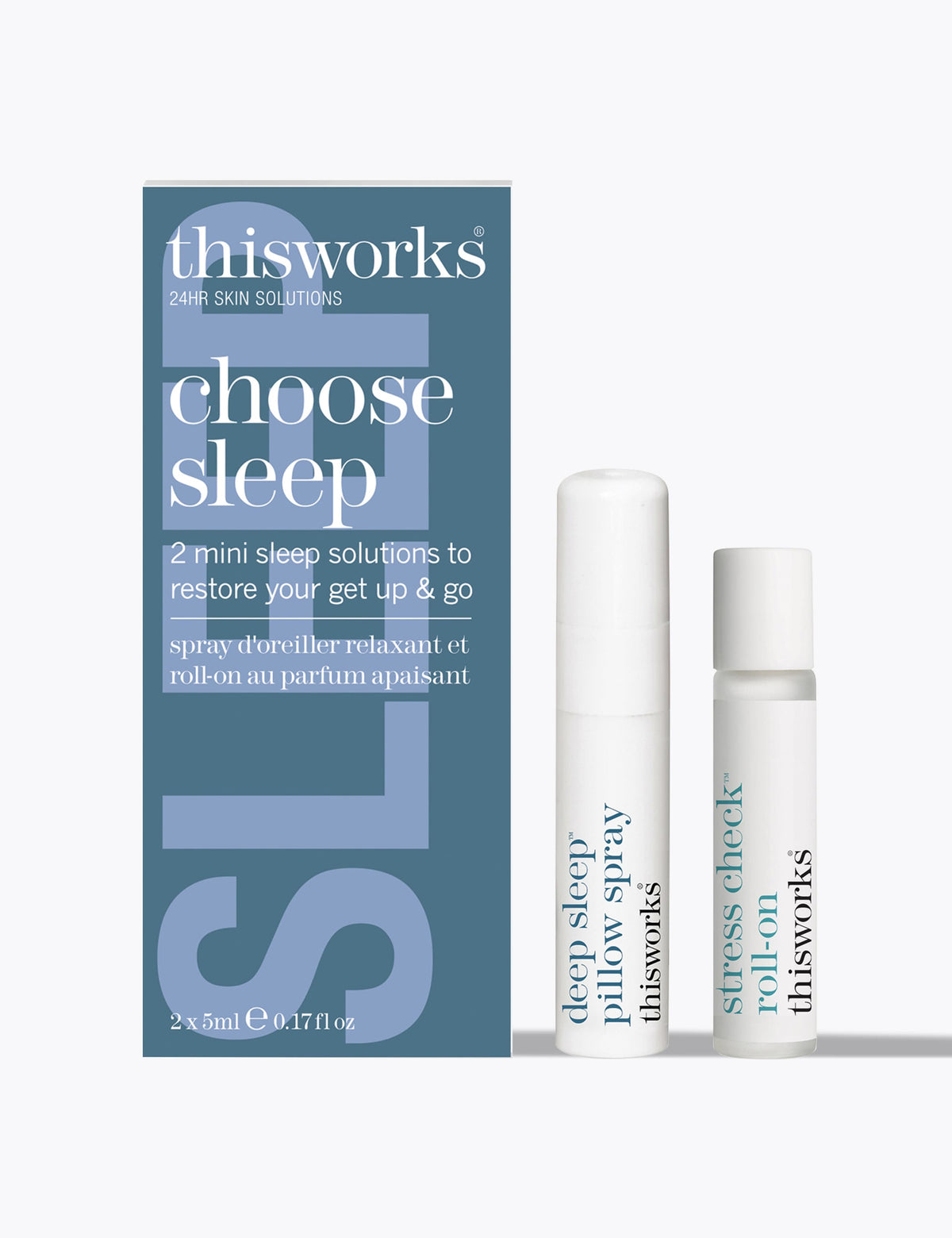 This Works Choose Sleep Gift Set 2x5ml - British product