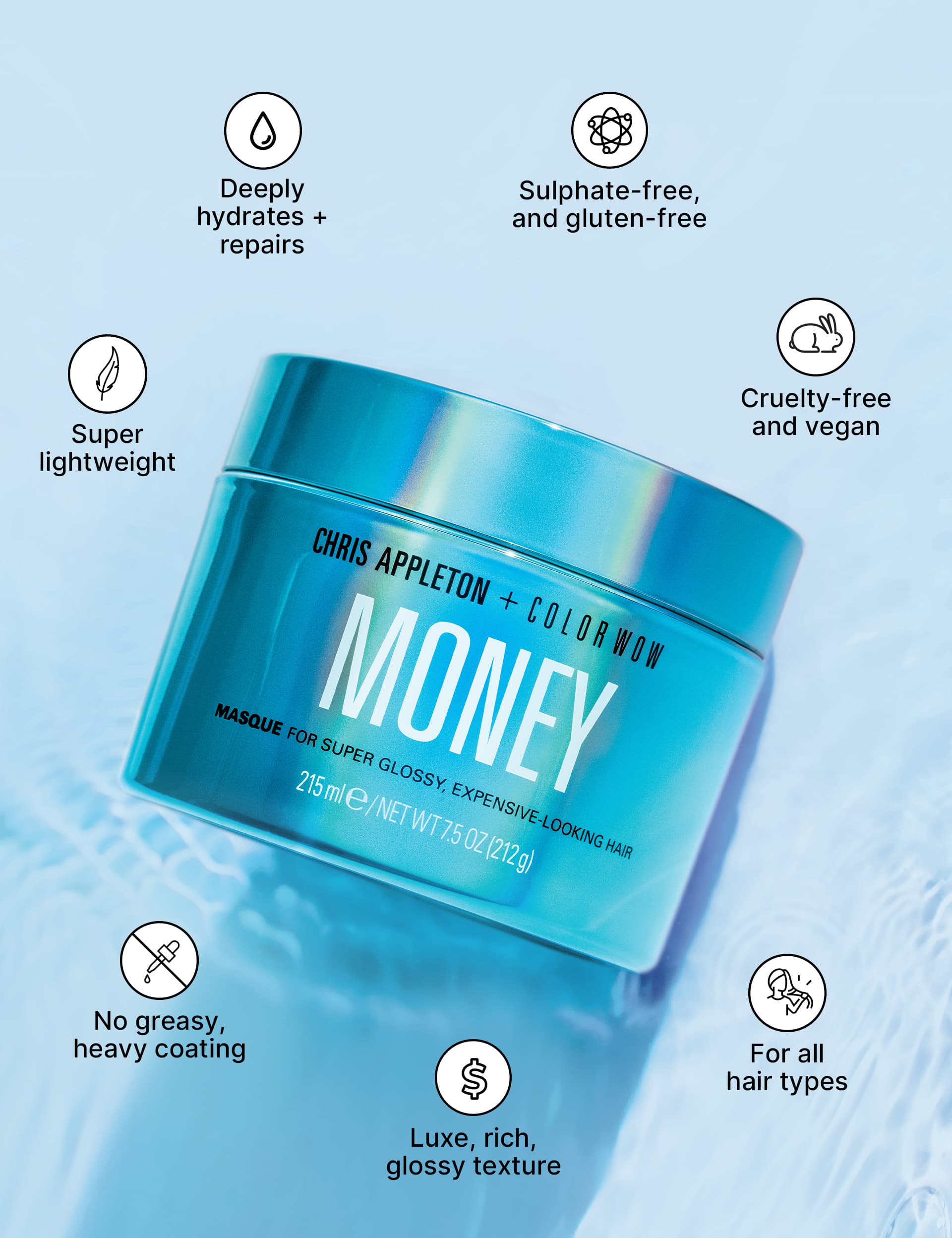 Color Wow Money Masque 215ml - British product