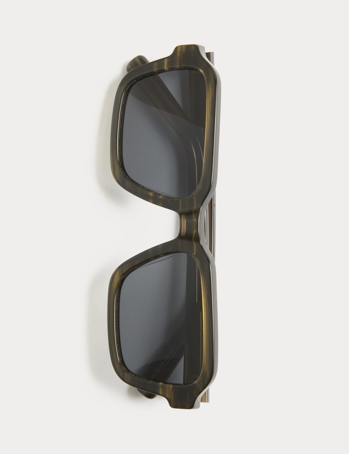 Autograph chunky square polarised sunglasses, UK version