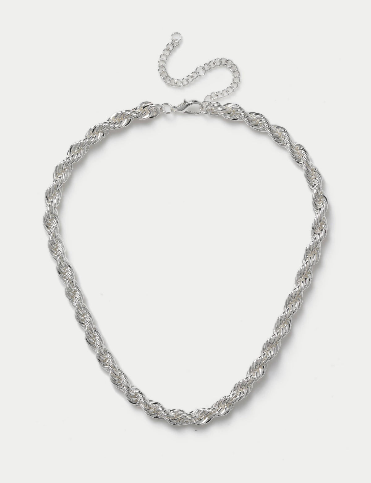 Chunky twist rope necklace 425mm - British product