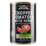 Chunky chopped tomatoes with herbs in tomato juice, UK version