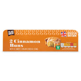 Cinnamon buns with wheat flour and artificial sweeteners (British brand)