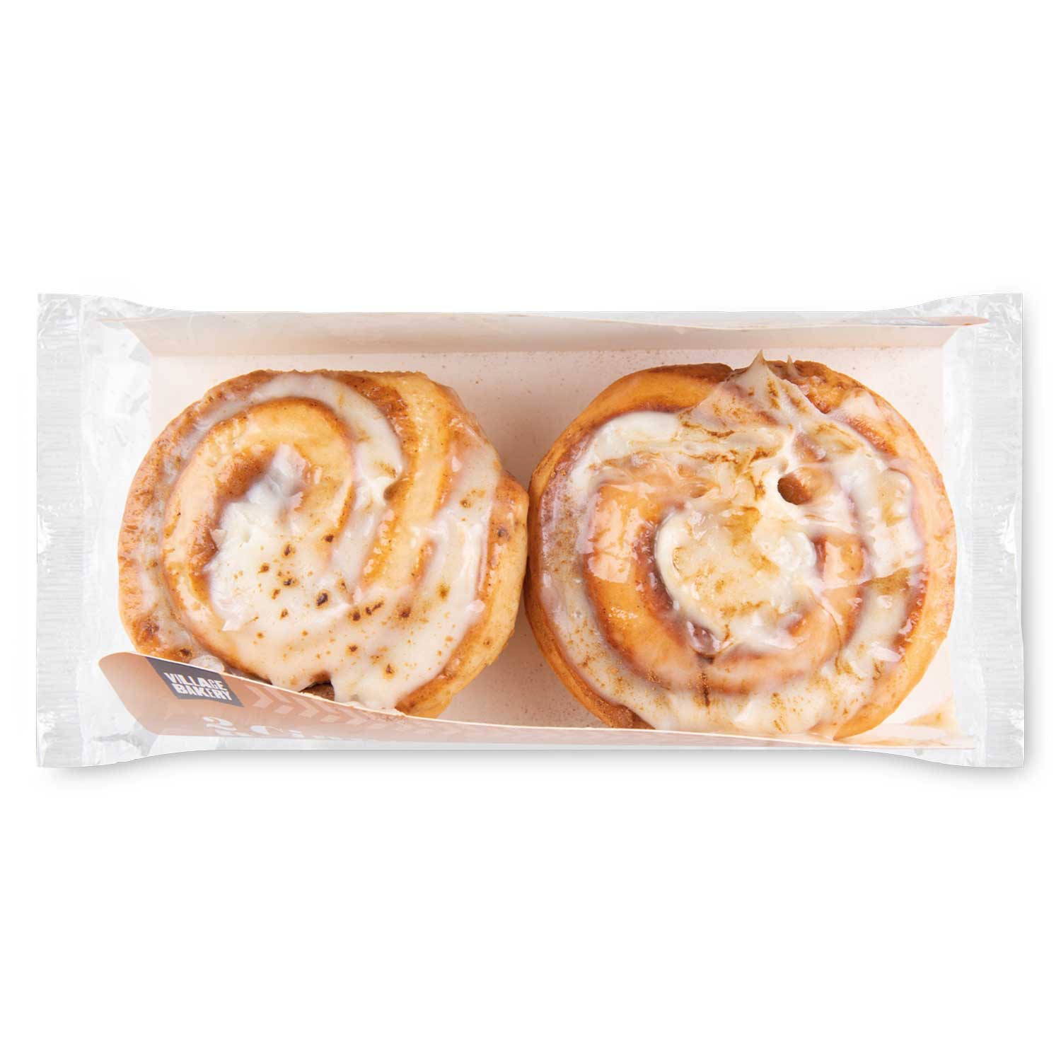 Cinnamon buns with wheat flour and artificial sweeteners (British brand)