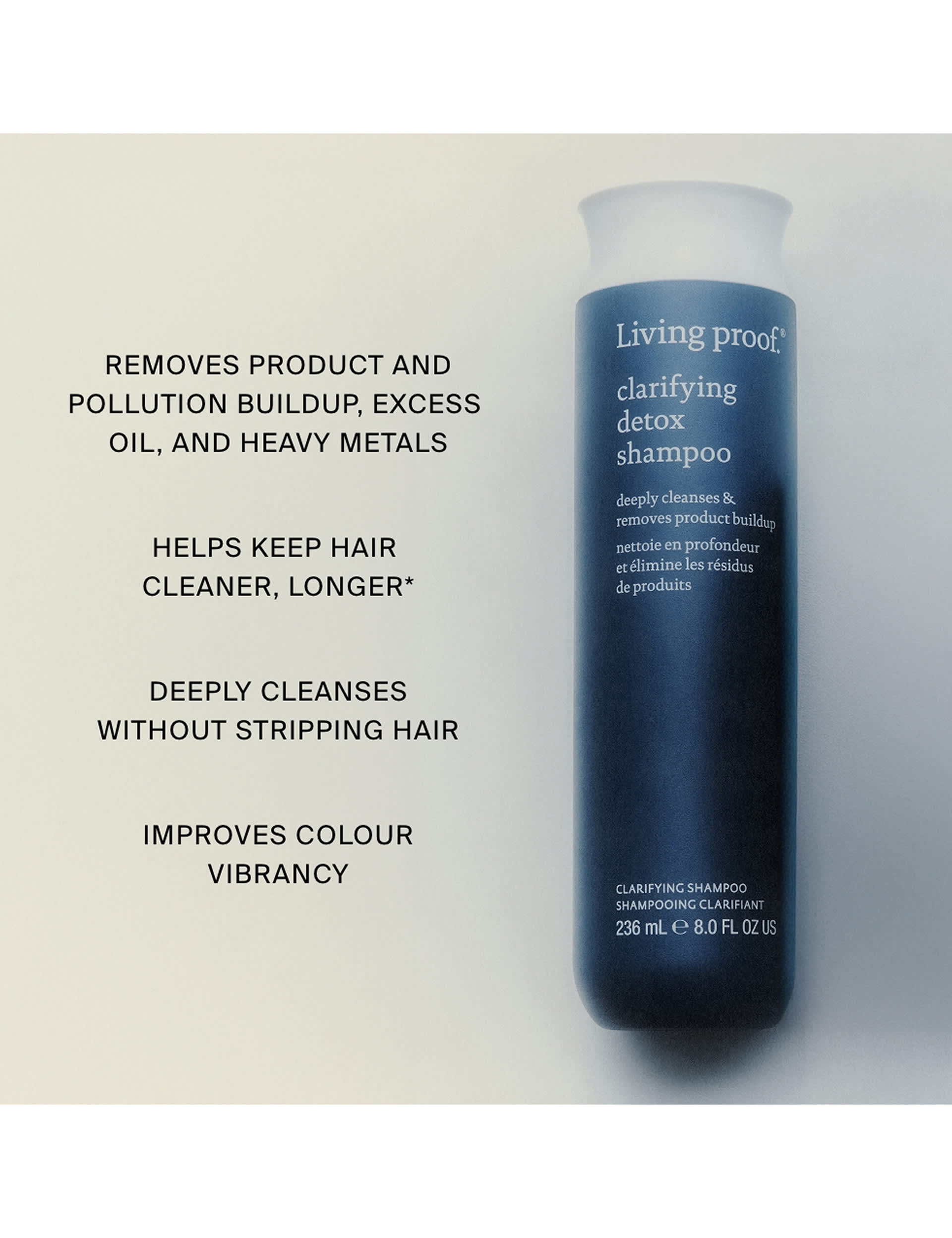 Living Proof clarifying detox shampoo 236ml, UK version