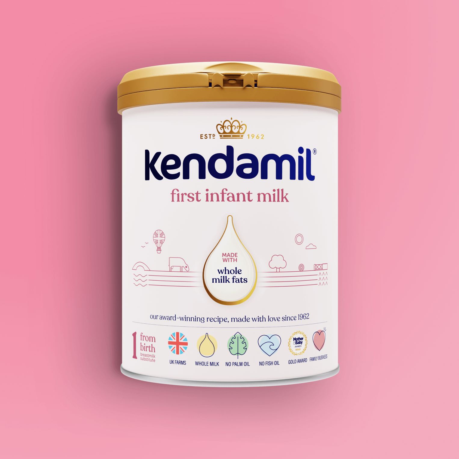 Kendamil first infant milk powder formula - British product