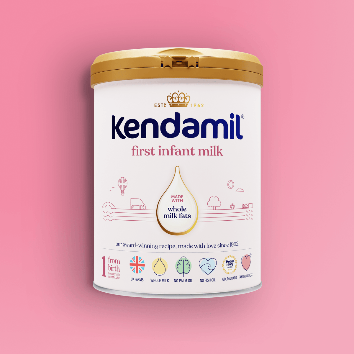 Kendamil first infant milk powder formula - British product
