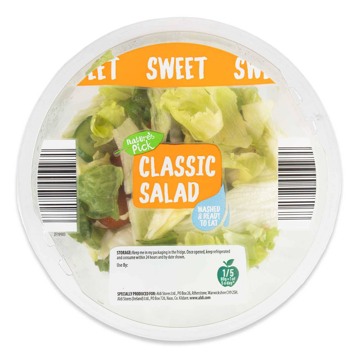 Classic Salad peanut-free from a UK store, UK version