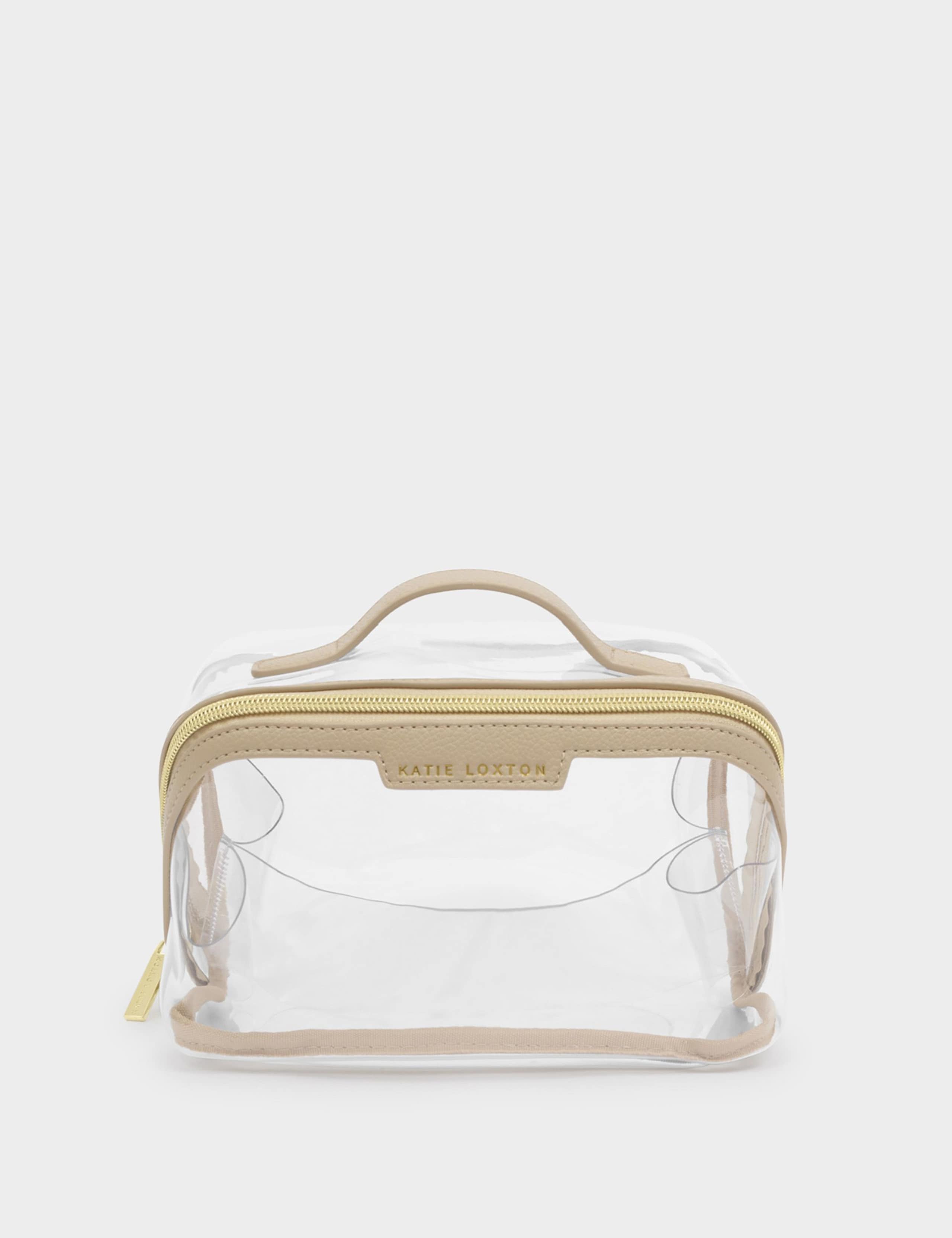 Katie Loxton clear fold-out wash bag, UK version