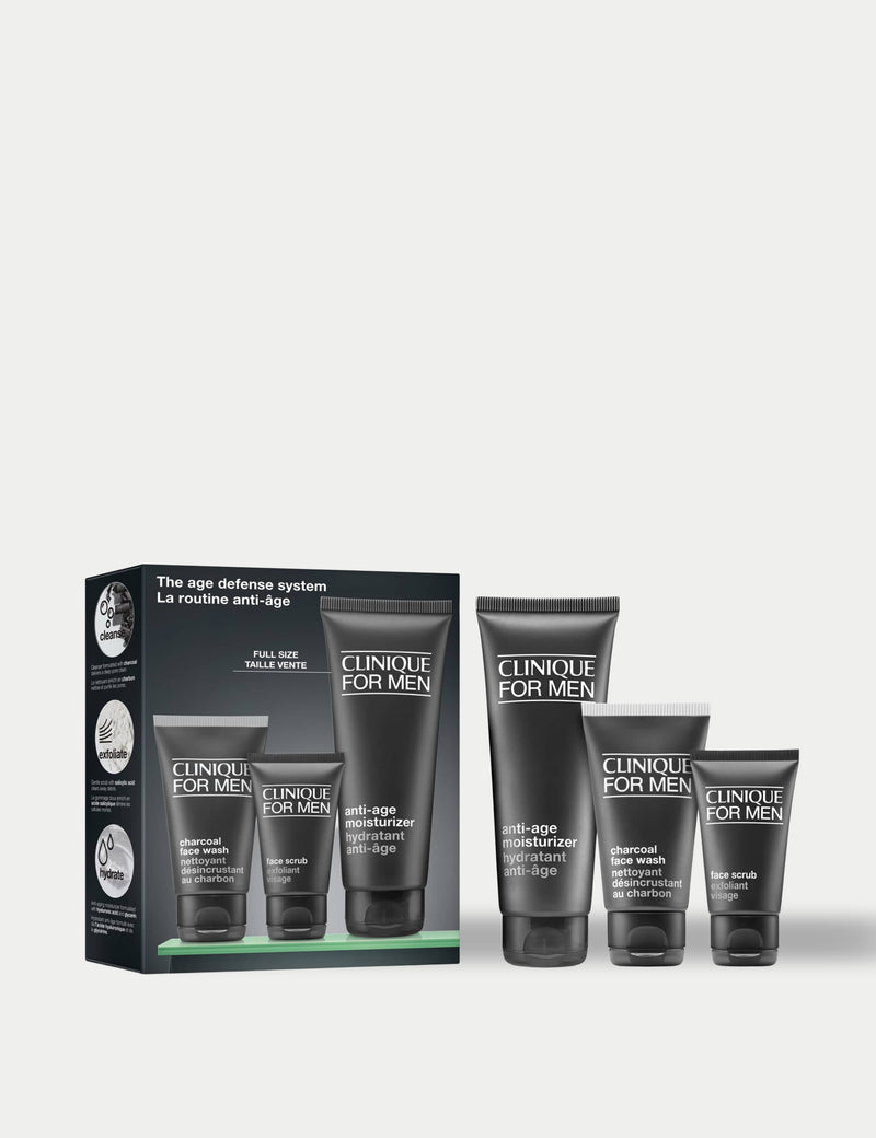 Clinique For Men Age Defense System with anti-aging moisturizer 100ml - British product