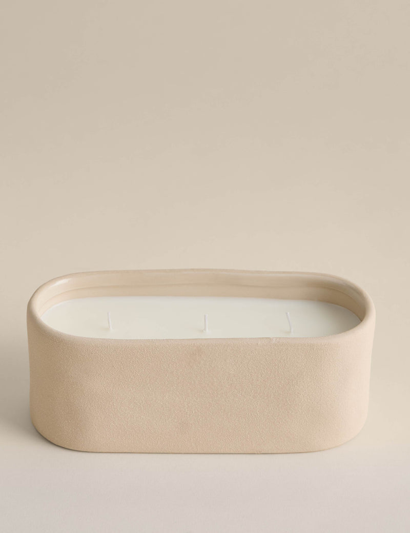 Cloud Ceramic 3 Wick Candle, UK version