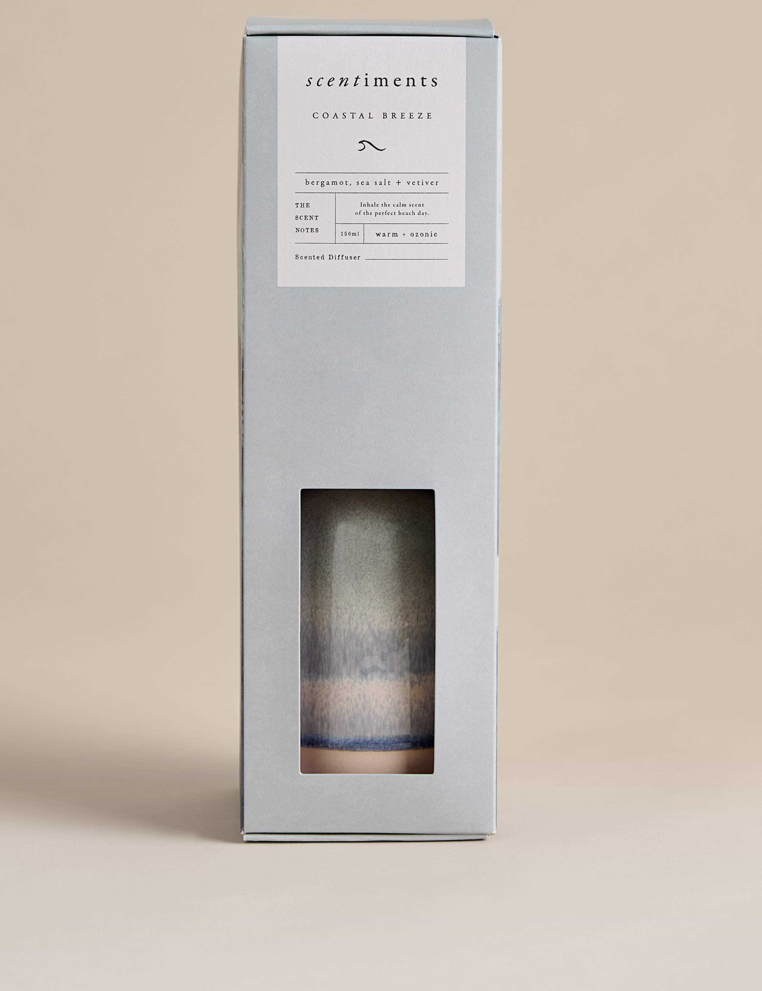 Scentiments Coastal Breeze reed diffuser 150ml - British product