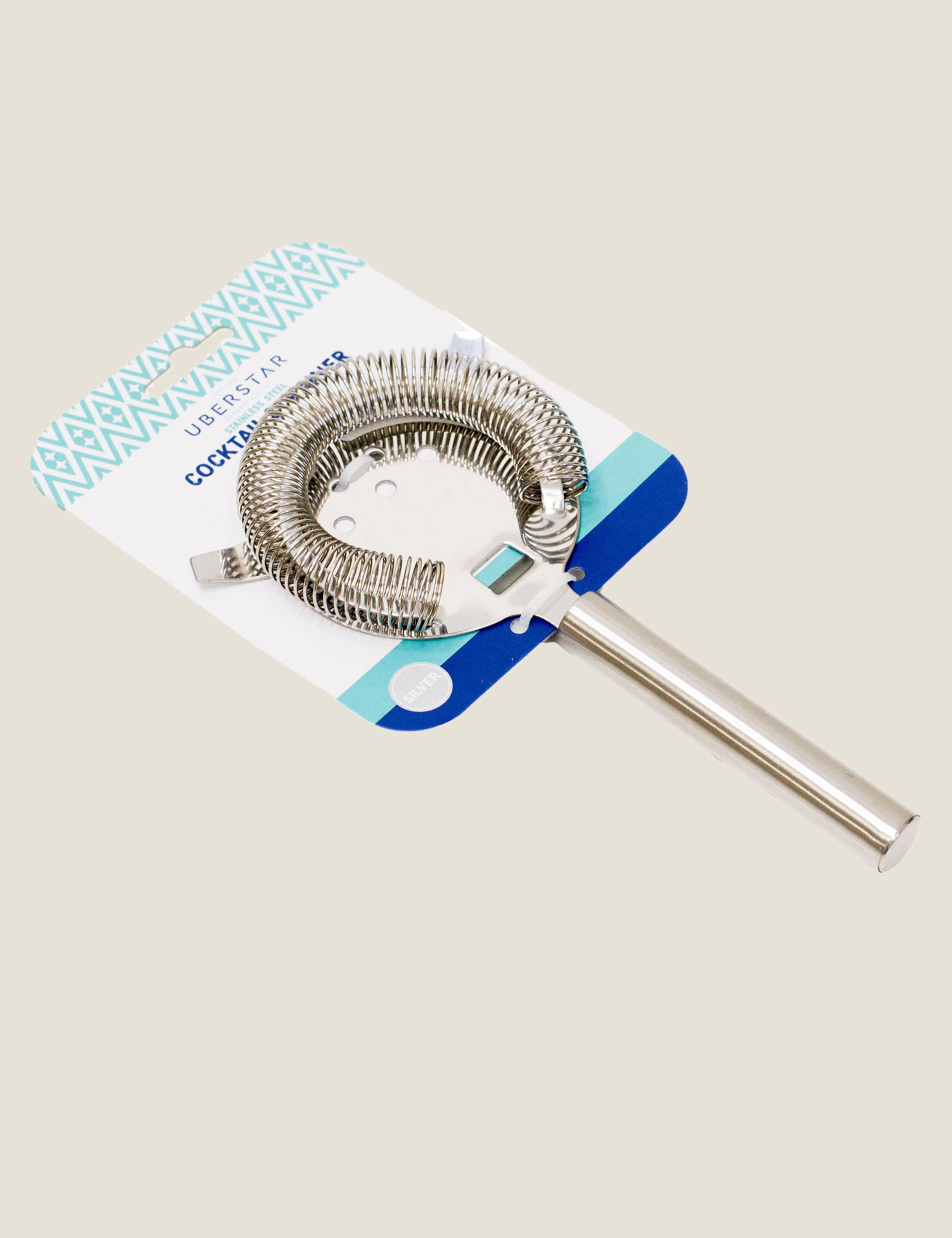 Cocktail strainer stainless steel bar tool (British brand)