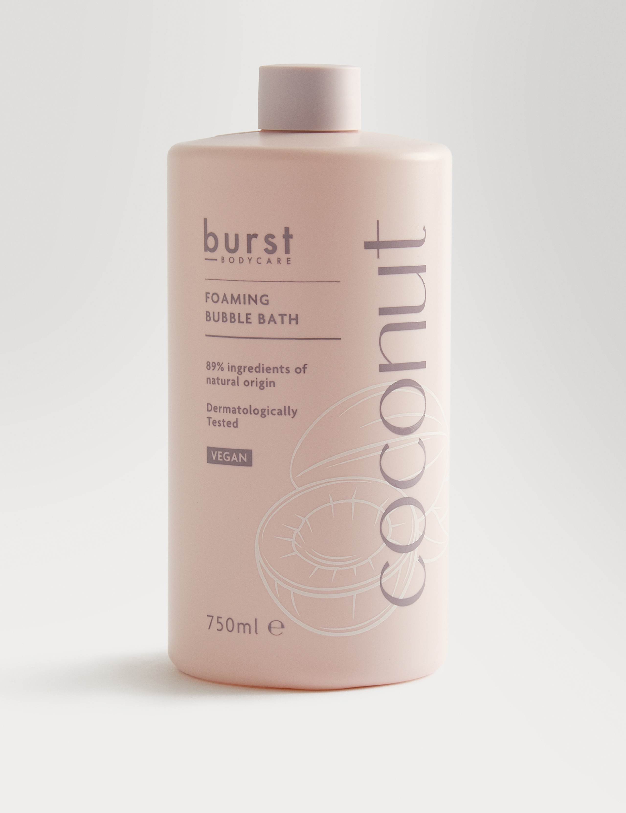 Burst Bodycare coconut bubble bath 750ml - British product