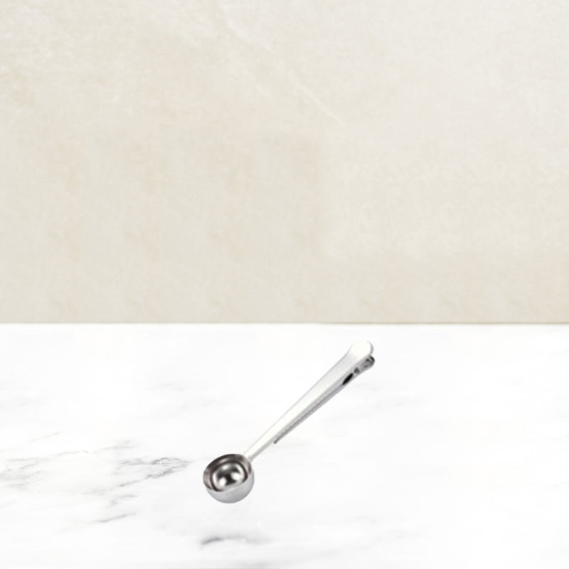 Stainless steel coffee spoon clip, imported from the UK