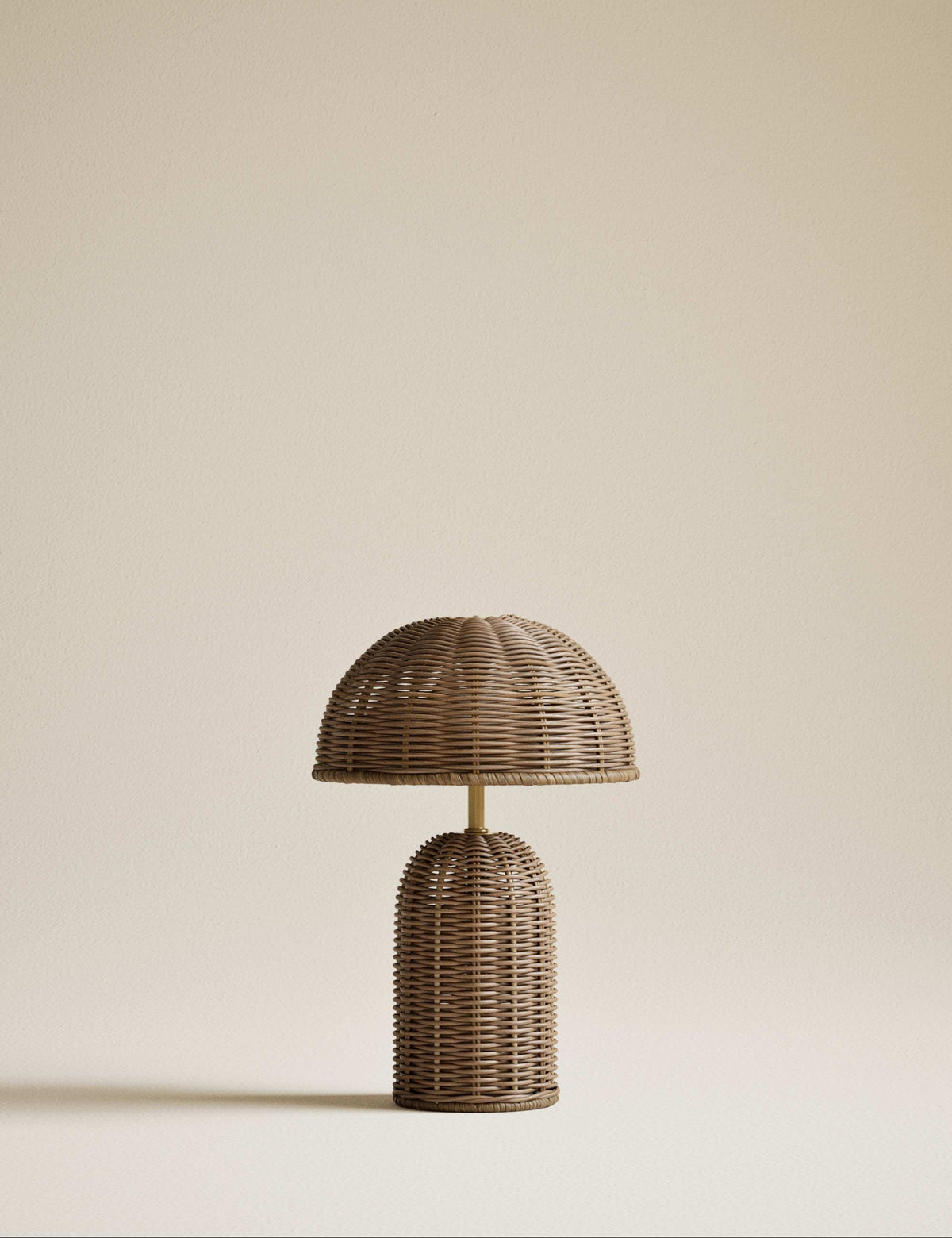 Colby rechargeable rattan table lamp cordless - British product